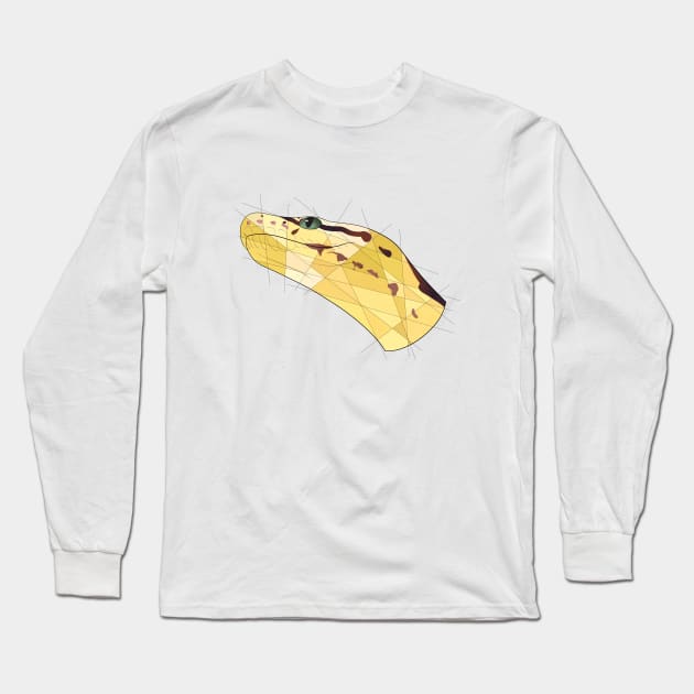 Monty the Snake Long Sleeve T-Shirt by Blacklightco